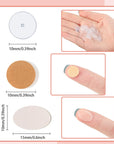 360 Pieces Ear Lobe Support Patches Earring Backs for Droopy Ears Earlobe Support for Earrings Earring Sticker Backs Earring Support Patches Heavy Earring Holder for Women Ear Earring Home Supplies