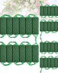 14 Pcs Floral Foam Garland 27.6Ft Absorption Flower Holder Plant Foam Flower Green Sponge Foam for Wedding Arch Door Tabletop Decoration Arrangement Home Garden Craft