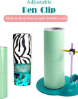 2-In-1 Cup Edging Tool, Cup Edger Cutting for Custom Tumblers, Tool for Drawing Level Line of Split Tumbler Cups (Teal)
