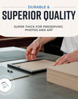 Chipboard Sheets 8.5" X 11" - 100 Sheets of 22 Point Chip Board for Crafts - This Kraft Board Is a Great Alternative to MDF Board and Cardboard Sheets