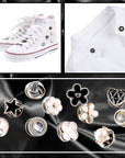 80 Sets Brooch Pin Assorted Instant Buttons Jean Buttons Pins Mini Pins Shirt Brooch Buttons Small Safety Lapel Pins for Women Clothes Jeans Coat Dress Hat Decoration, 0.39 Inch