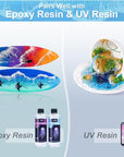 Ocean White Epoxy Resin Pigment 167G/5.89Oz, High Concentrated Pigment Paste for Epoxy Resin & UV Resin, UV Resistant Opaque Pigment for Creates Cells & Lacing, 3D Flower Resin Coasters
