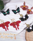 Luna Moth Polymer Clay Cutters - 16 Shapes Clay Cutters for Earrings, Moth Shapes Clay Cutters for Polymer Clay Jewelry Making, Mystical Drop Dangle Earrings Clay Earring Cutters