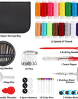 Sewing Kit for Adults and Kids, Needle and Thread Kit with Sewing Supplies and Accessories Contains Scissors, Measure Tape,Seam Ripper,Suitable for Home, Travel, Beginner, Emergency