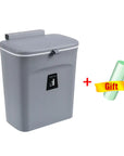 7/9L Hanging Trash Can With Lid