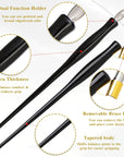 10PCS Oblique Calligraphy Dip Pen Set Comic Pen Nib Set Fluid Writer Pen, 2-In-1 Drawing Pen Holder with 8 Pieces Stainless Steel Pen Replacement Nibs Nib for Writing, Painting, Signing, Sketch