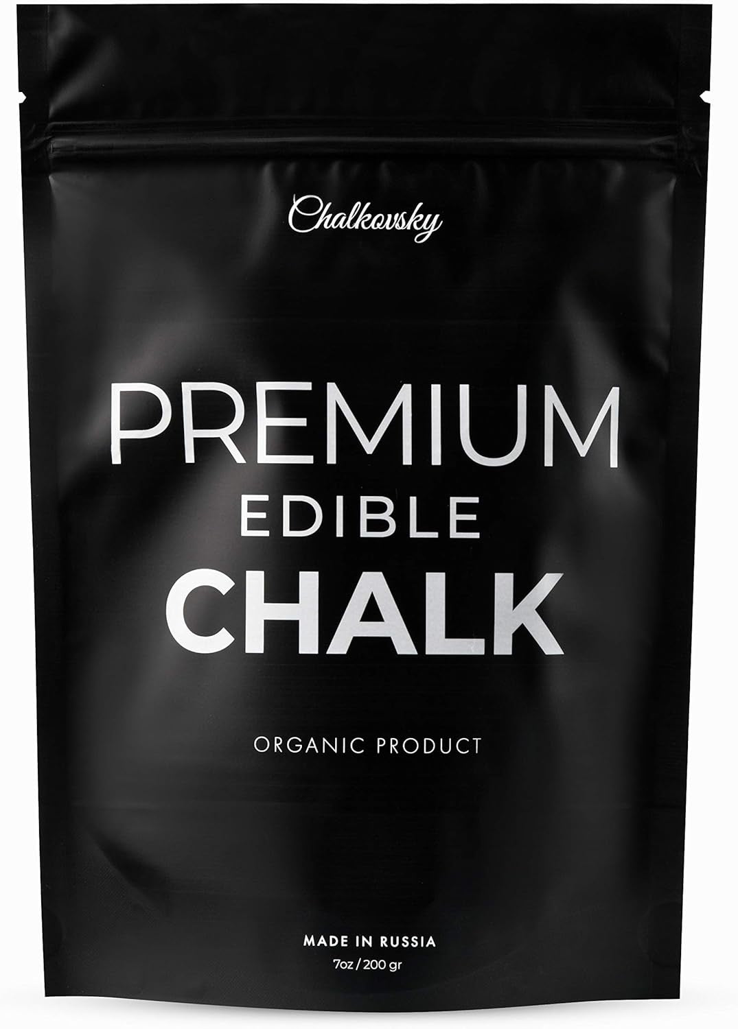Premium Edible Chalk - Natural Chalk for Eating - Crunchy Belgorod Chalk Chunks - Russian Organic Chalk for Bone Strength - Zero Additives, No Impurities - White 7Oz (200G)
