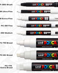 8 Paint Markers, 5M Medium Markers with Reversible Tips, Marker Set of Acrylic Paint Pens | Pens for Art Supplies, Fabric Paint, Fabric Markers, Paint Pen, Art Markers, PC5M8C