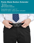 Pants Waist Button Extender: 16Pcs Button Extenders for Jeans - Women Men Pants Waist Extenders - Pants Waist Extension 1/1.3 Inches - 5 Colors Pant Waistband Expander