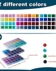 72 Colors 6Mm Glass Beads for Jewelry Making,3000Pcs+ round Crystal Glass Beads Bracelet Making Kit with Accessories, Bead Starter Kit Crafts Gifts Set Suitable for Teen Adults