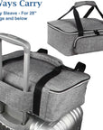 Carrying Case for Cricut Joy Xtra, Tote Bag for Extra Machine Storage, Dust Cover, and Travel Carry, Xtra Accessories Bundles Organization and Protection, Store Various Supplies(Grey)