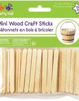 Forever in Time Krafty Kids CW496 Craftwood Mini Craft Sticks, 2 .13In by 0.25In, Natural, 150-Piece