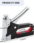 Heavy Duty Stretching Canvas Pliers with Spring Return Handles, and Staple Remover,3 in 1 Staple Gun for Upholstery with 1000 Staples for Art Oil Painting Stretching and Framing