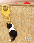 32 Pieces Enamel Cat Charms for Jewelry Making and Crafting - Cute Kitty Charm for Bracelets Earrings Necklaces Pendants Keychains Crafts (32Pcs Cat-C)
