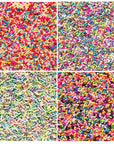 Fake Sprinkles Polymer Sprinkles Faux Sprinkles Resin Sprinkles Clay Sprinkles for Resin Fake Candy Sprinkles for Nail Art DIY Crafts Cake Phone Case(10 Colors-120G)