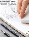 Drawing Sketch Pencils Set of 12, Medium (6B - 4H), Drawing Pencils for Sketching, Artist Graphite Pencils for Drawing