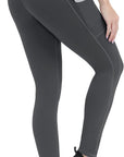 Anti-Nail Leggings for Women, Non-See-Through Yoga Pants with Phone Pockets, Tummy Control Full-Length/Capri Tights