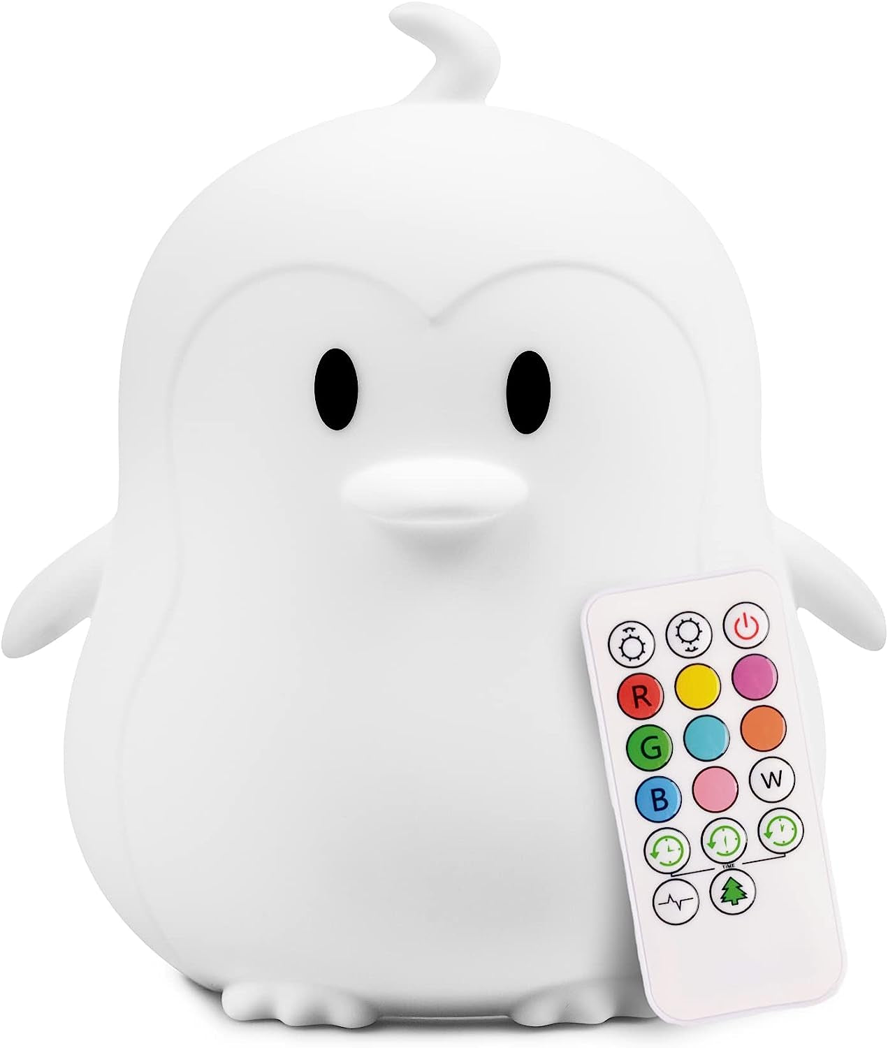 Owl, Kids Night Light, Silicone Nursery Light for Baby and Toddler, Squishy Night Light for Kids Room, Animal Night Lights for Girls and Boys, Kawaii Lamp, Cute Lamps for Bedroom