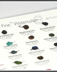 001900501 Extra Fine Watercolor 66-Dot Try-It Card, Multi Color