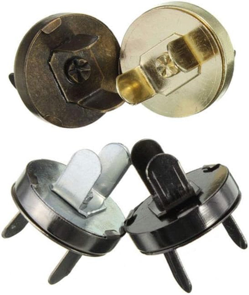 Magnetic Button Clasps Snaps Fastener Clasps for Sewing, Craft, Purses, Bags, Clothes, Leather 40 Sets(18Mm-4 Colors)