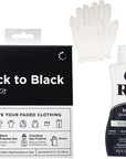 Rit Dye Back to Black Bundle – Includes Standard Back to Black Kit + 8 Oz. Black Rit Dye Liquid & Additional Plastic Gloves