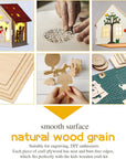 Basswood Sheets 1/8" - 3Mm Plywood Sheets, 12 X 12 Inch Basswood Unfinished for Crafts, Laser Cutting, Engraving, DIY Arts, Drawing(20 Pack)