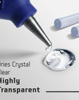 Mini Hot Glue Sticks (Bulk 500 Value Pack) 4 Inch Length - Drys Crystal Clear - Fits All Small Mini Size Glue Guns 0.27 Diameter