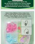 3033 Quick Locking Stitch Marker Set Multicolor, 3" Height X 3" Length X 1.2" Width