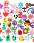 Rubber Loom Band Silicone Charm, Bracelet Charms,Loom Rubber Bands Charms,Bracelet Pendant, (100Pcs)