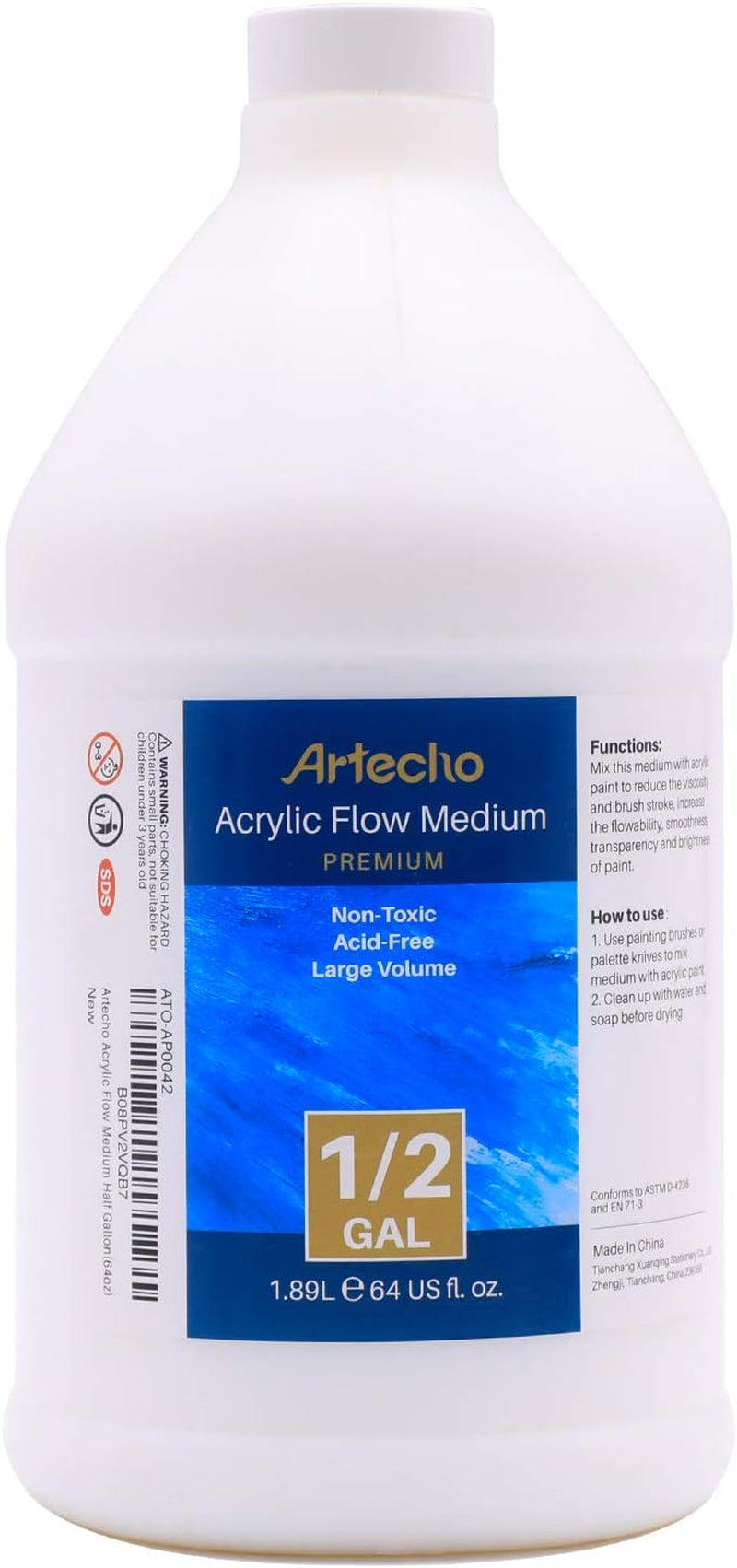 Pouring Effects Medium 8Oz / 236Ml, Acrylic Medium for Acrylic Paint, Premium Acrylic Paint Thinner