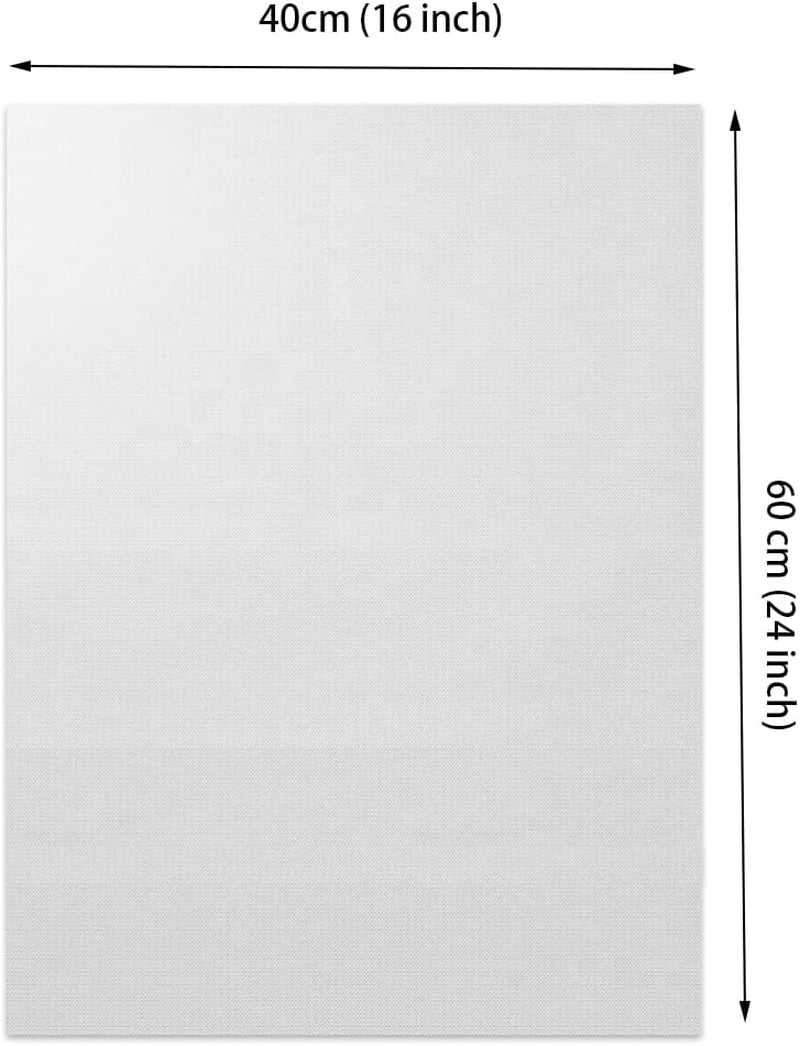 Non-Stick PTFE Teflon Sheet for Heat Press Reusable Transfer Sheets for T-Shirt Vinyl HTV Ironing Quilting Crafting Baking and Heat Transferring, 500 Degrees 6 Pack (15.74''L X 23.62''W)