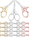 Stainless Steel Scissors anti Rust Folding Scissors Glasses Shaped Mini Shear for Home and Travel Use (6)