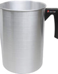 Candle Making Pouring Pot, 4 Pounds, Dripless Pouring Spout & Heat-Resisting Handle Designed Wax Melting Pot, Aluminum Construction Candle Making Pitcher