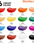 Acrylic Paint Set, 16 X12Ml Tubes Artist Quality Non Toxic Rich Pigments Colors Great for Kids Adults Professional Painting on Canvas Wood Clay Fabric Ceramic Crafts