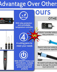 4 in 1 Foam Cutter Set with Digital Voltage Controller, Electric Cutting Machine Pen Tools Kit, 100-240V /18W Styrofoam Cutting Pen with Electronic Voltage Transformer Adaptor