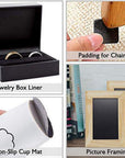 Adhesive Felt Sheet Black Felt 8.3X11.8In 1Mm Fabric Adhesive Sticky Back Felt Sheets for Art and Craft Making (13PCS)