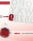 Red Epoxy Resin Color Dye Colorant Liquid Epoxy Resin Pigment,60Ml,Translucent