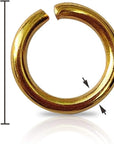 600 Pcs Gold Plated Jump Rings Split Rings Circle Clasp Connecting Rings Jewelry Necklace Bracelet Pendant Choker Charm Loops DIY Craft Earring Making Supplies (6 Mm)