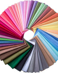 50 Pieces Multi-Colors Fabric Patchwork Mixed Squares Bundle Sewing Quilting Craft, 50 Colors (10 X 10 Cm)