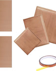 6 Pack Heat Press Pillows Mat Kit -3 Different Size Thermal Teflon Pillow,2 Teflon Sheet and 1 Heat Tape for HTV Project,Ironing
