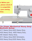 Sewing Machines Extension Table Compatible with Singer Brand 44S, 4411, 4423, 4432, 4452, 5511, 5523, 5532, 6335 Heavy Duty Sewing Machines (Grey)