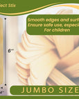 Wooden Poplar Wood Craft Sticks. Jumbo Size, 6 X 3/4, Wood, Natural Poplar Wood, 500Ct. Multipurpose Craft, Popsicles, Waxing, Arts and Crafts.