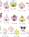 40Pcs Cartoon Animal Charms Pendant Cute Cat Charms Alloy Enamel Kawaii Pendants for Jewelry Making Necklace Earrings Keychains Bracelet, 20 Styles