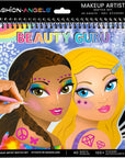 Make-Up & Hair Design Sketch Portfolio (11452) Sketchbook for Beginners, Sketchbook with Stencils and Stickers for Ages 6 and Up