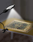 5D Diamond Painting Tools, LED Light with Magnifiers for Diamond Painting, 4X & 6X Magnifier LED Light with Clip and Flexible Neck, 5D Diamond Painting and Cross Stitch Tool Accessory Magnifier Lamp
