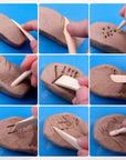 41Pcs Plastic Polymer Clay Art Tools Set for Kids Adults,Knives Pottery Tools,Ceramic Supplies for Engraving, Embossing, Shaping,Sculpting,Modeling