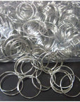 Lot 1000 Pc 1" Bulk Split Rings /Locksmith Give Away Keyrings / 1.1Mm X 28Mm/New