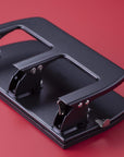 Medium Duty 3 Hole Punch with Ergonomic Handle, 30 Sheet Capacity, Black (90088)