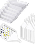 11PCS Plastic Diamond Painting Trays, 4.1 X 2.3 Inches Bead Sorting Trays,Rhinestone Tray Organizer,Diamond Painting Accessories and Tools for DIY Crafts Rhinestone Sorting Tray