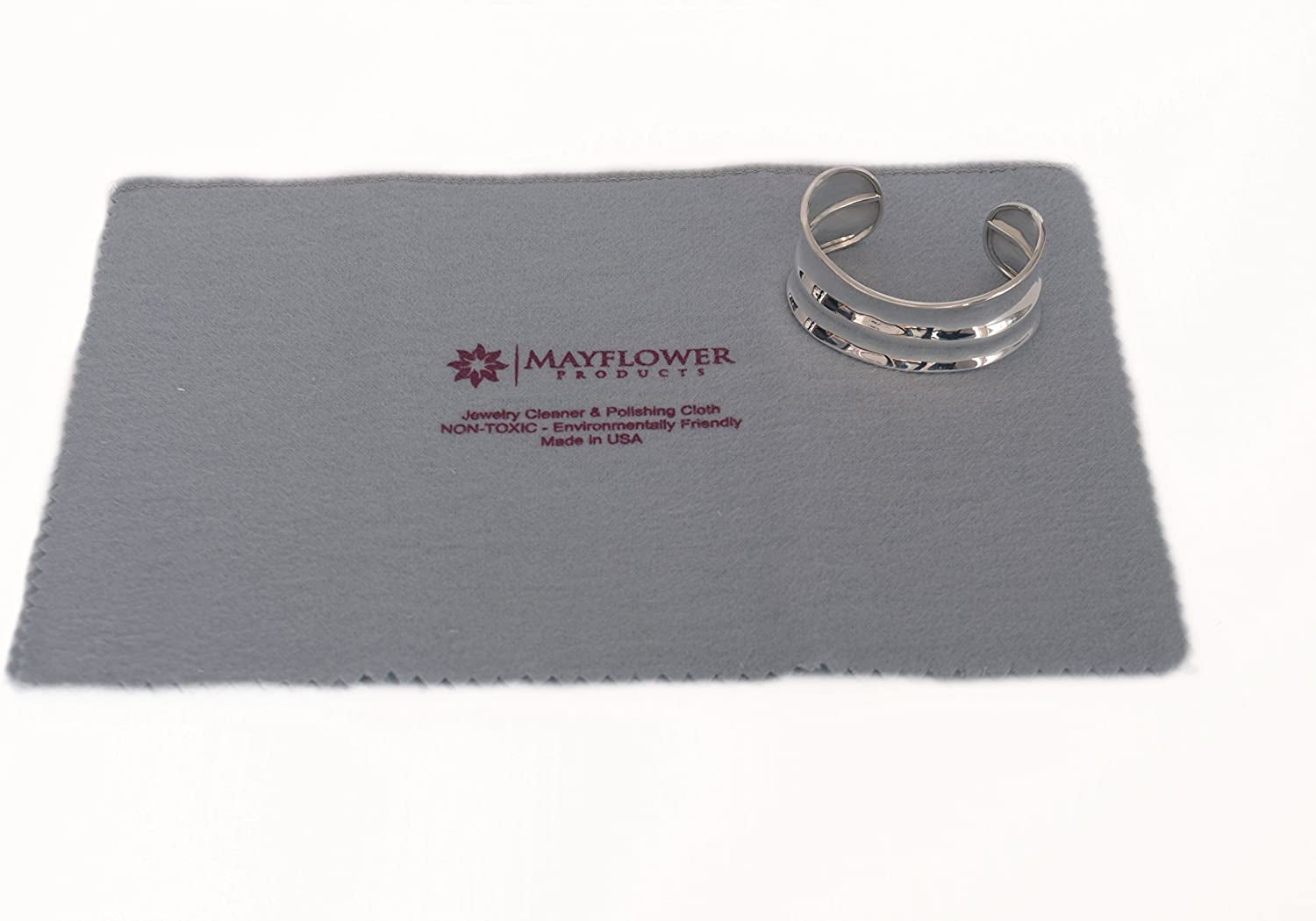 Pro Size Polishing Cleaning Cloth Pure Cotton Made in USA for Gold, Silver, and Platinum Jewelry, Eco Friendly Large Cleaner Cloth 11 X 14 In. Keeps Jewelry Clean and Shiny